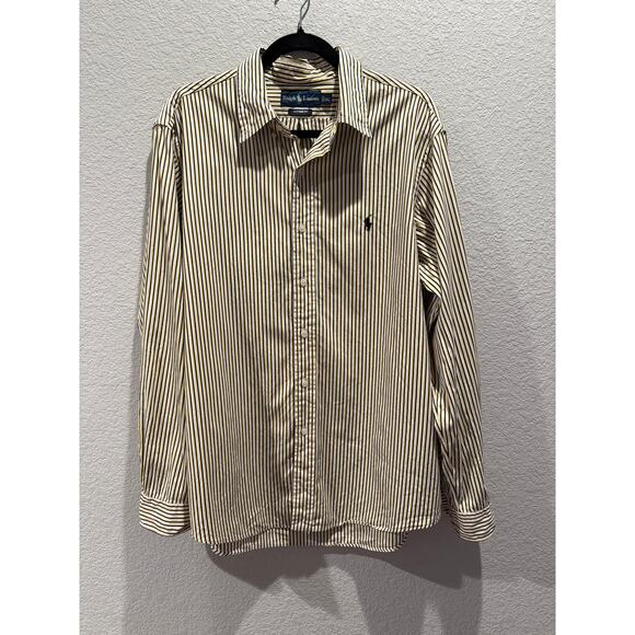 Ralph Lauren Other - Men's Ralph Lauren Custom Fit Long Sleeve‎ Button Up XL